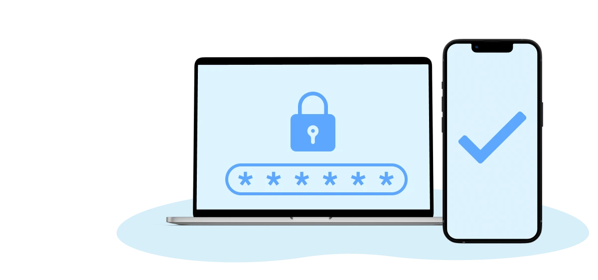 An illustration showcasing the 'Security for Peace of Mind' feature of Visla's Video Collaboration Workspace. The image highlights how the workspace provides robust security features, including activity logs, SSO integration, 2FA/MFA, member management, and session management. These features offer comprehensive protection and help maintain compliance, ensuring users can collaborate with confidence.